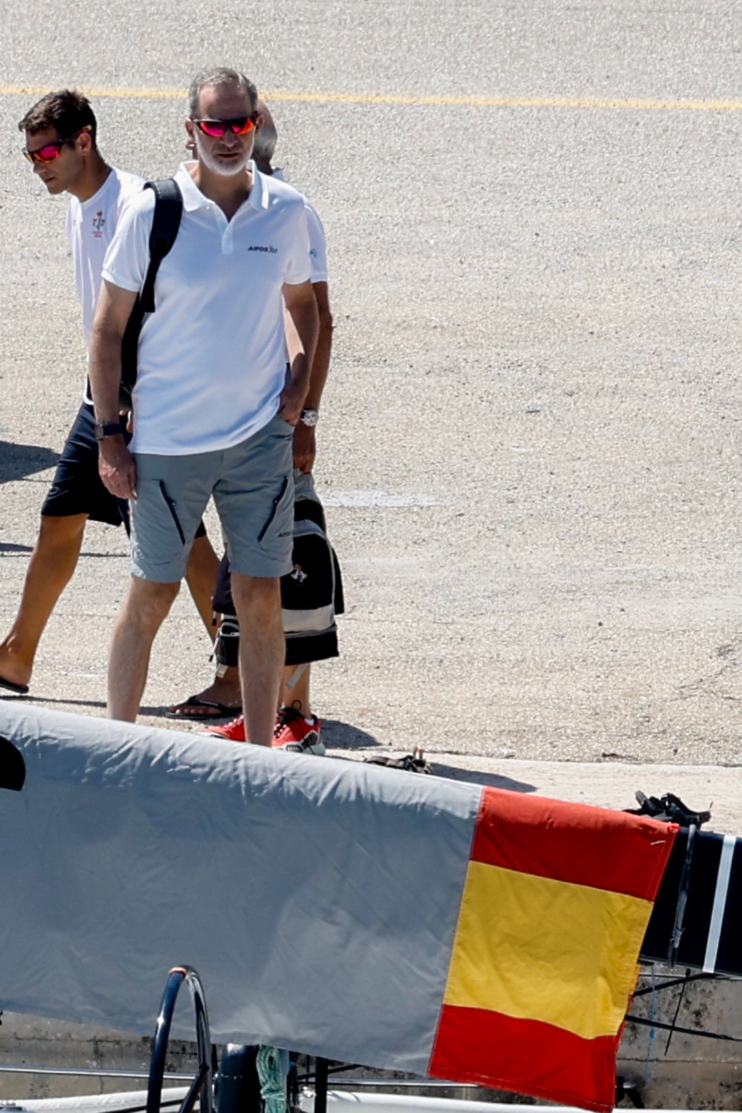 Felipe VI vuelve a embarcar en el Aifos como entrenamiento antes de la Copa de vela Felipe VI vuelve a embarcar en el Aifos como entrenamiento antes de la Copa de vela