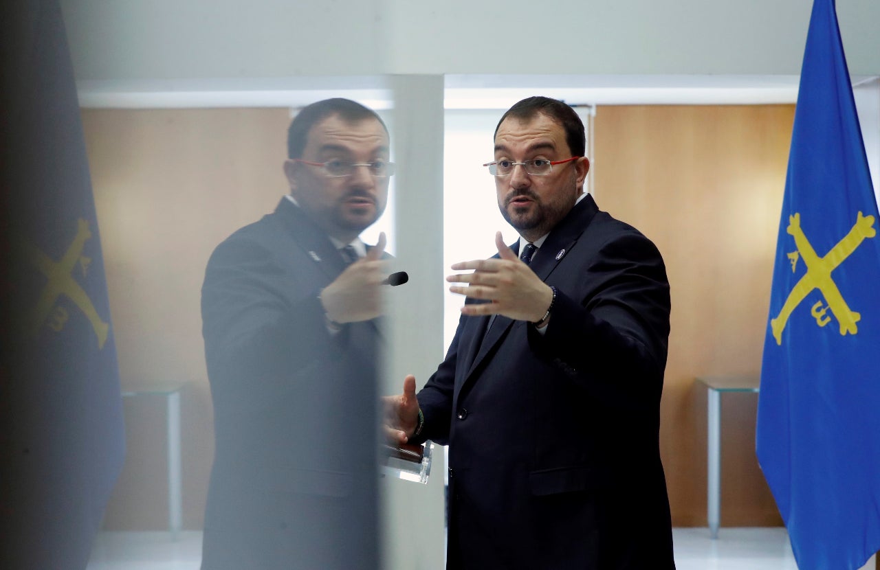 "Vox empieza su declive", augura Barbón "Vox empieza su declive", augura Barbón