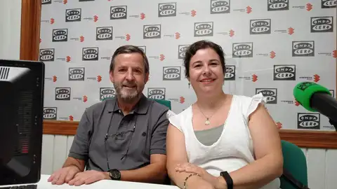 Alfonso Patiño, director de Cáritas, e Inmaculada Naharro, técnica de Empleo Alfonso Patiño, director de Cáritas, e Inmaculada Naharro, técnica de Empleo