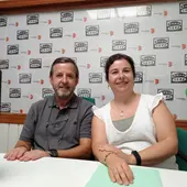 Alfonso Patiño, director de Cáritas, e Inmaculada Naharro, técnica de Empleo Alfonso Patiño, director de Cáritas, e Inmaculada Naharro, técnica de Empleo