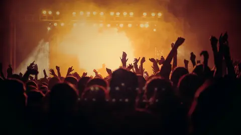 Imagen de archivo de un concierto Imagen de archivo de un concierto