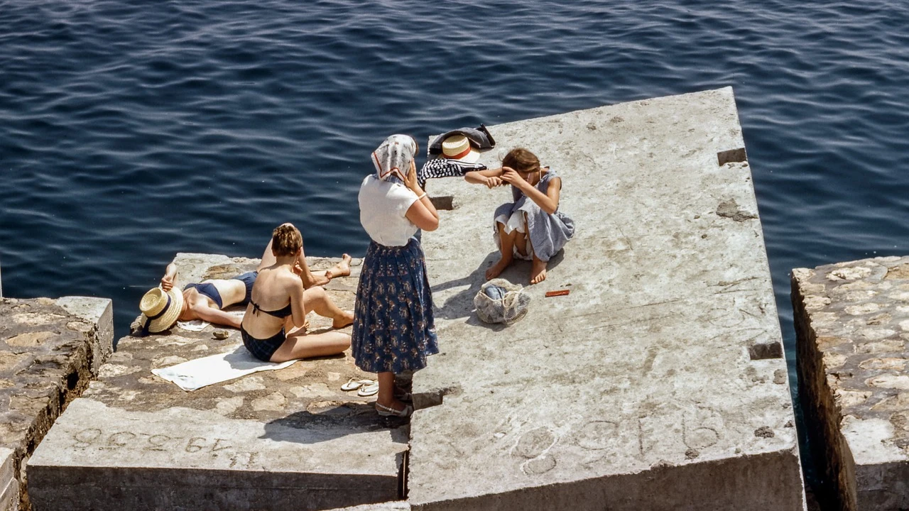 Mujeres en el mar