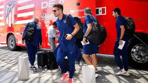 El Atlético causa pasiones en su llegada a México El Atlético causa pasiones en su llegada a México