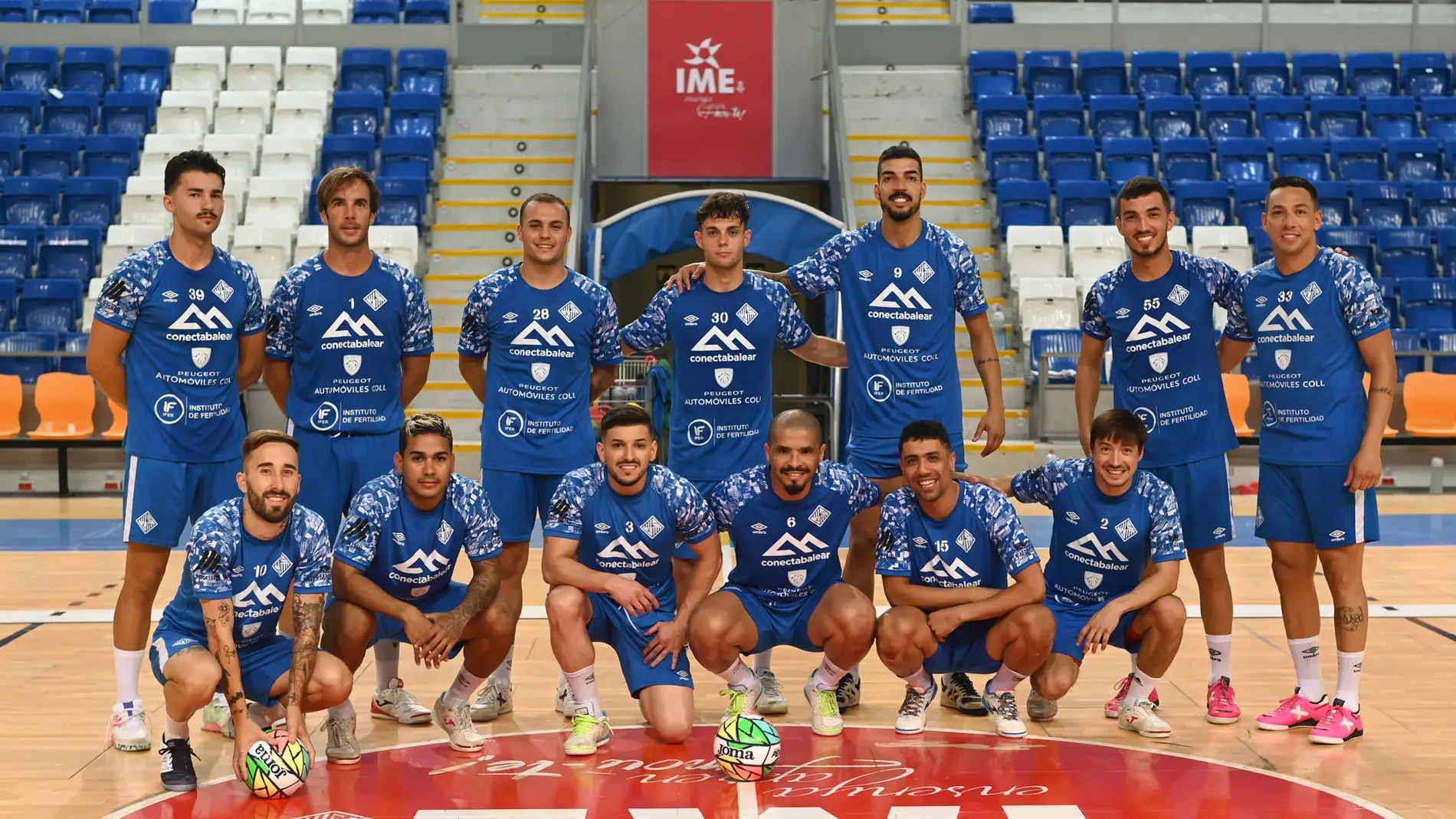 Entrenamientos del Mallorca Palma Futsal en el Palau Municipal d’Esports de Son Moix de Palma