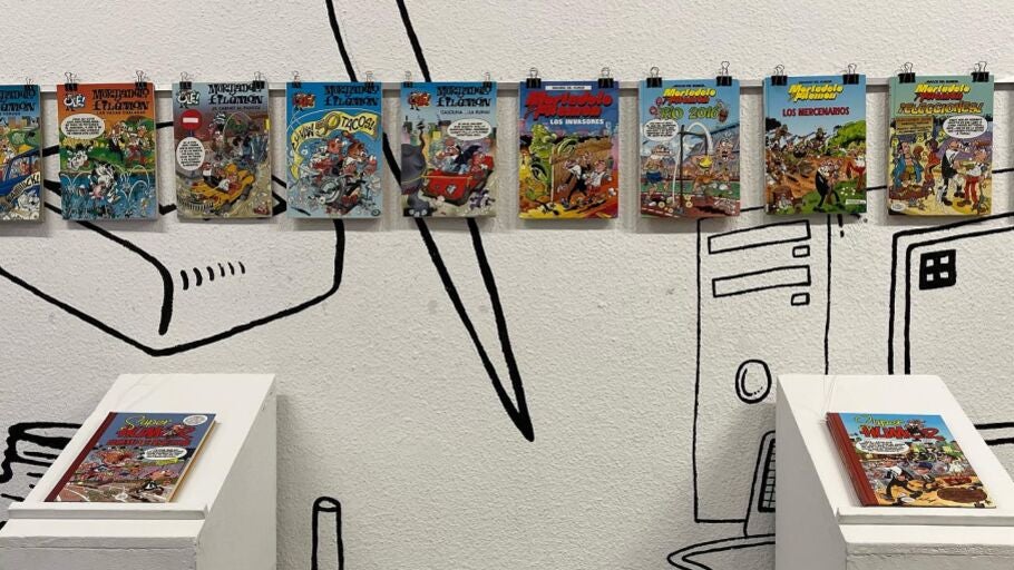 Comics de Francisco Ib&aacute;&ntilde;ez en la exposici&oacute;n de la Casa de la Juventud de Alcal&aacute; de Henares