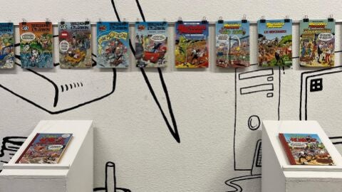 Comics de Francisco Ib&aacute;&ntilde;ez en la exposici&oacute;n de la Casa de la Juventud de Alcal&aacute; de Henares