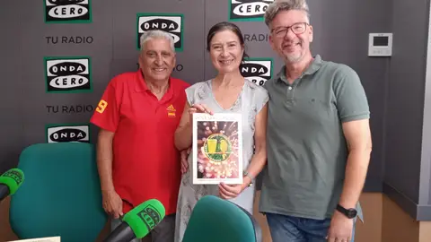 José Antonio Ruiz y Miguel Clemente con Mayte Vilaseca José Antonio Ruiz y Miguel Clemente con Mayte Vilaseca