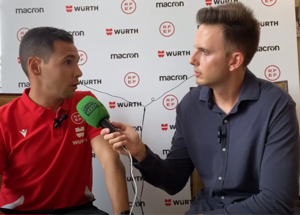 Hernández Maeso, árbitro de Primera División: "Estamos como motos" Hernández Maeso, árbitro de Primera División: "Estamos como motos"