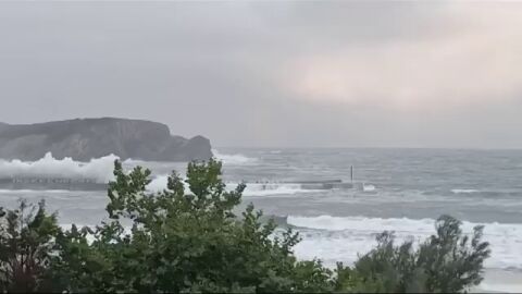 El temporal en Euskadi