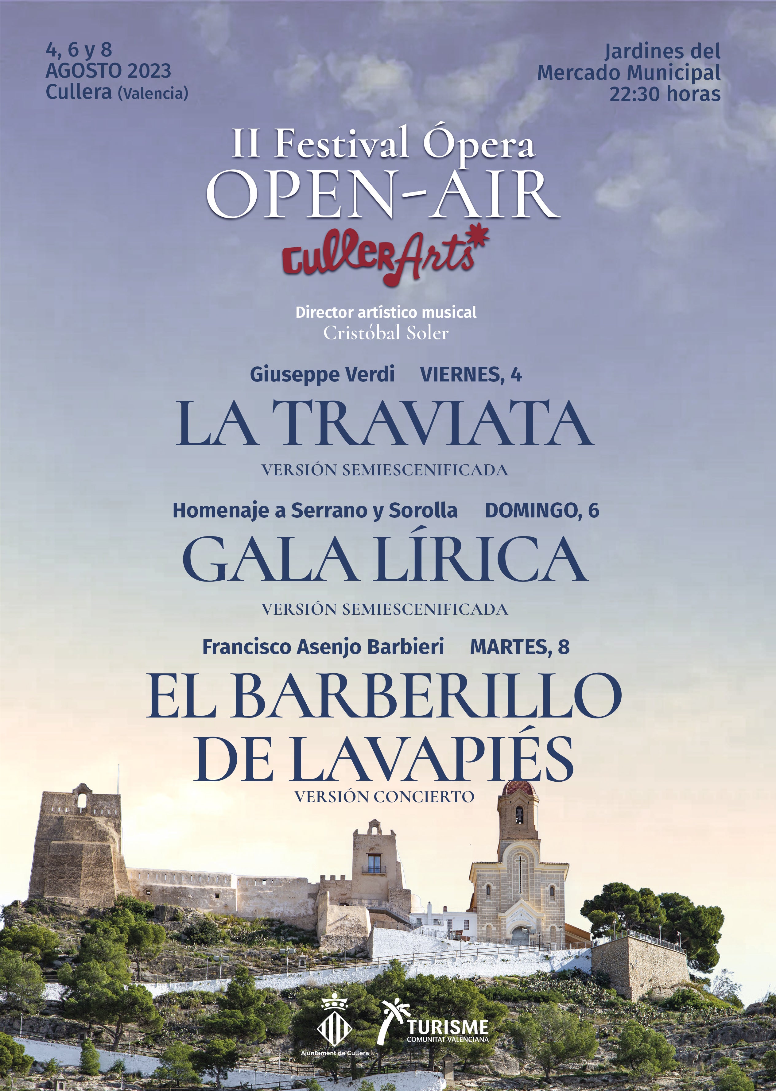 El Ayuntamiento de Cullera celebra la segunda edición del Ópera Open-Air CullerArts El Ayuntamiento de Cullera celebra la segunda edición del Ópera Open-Air CullerArts