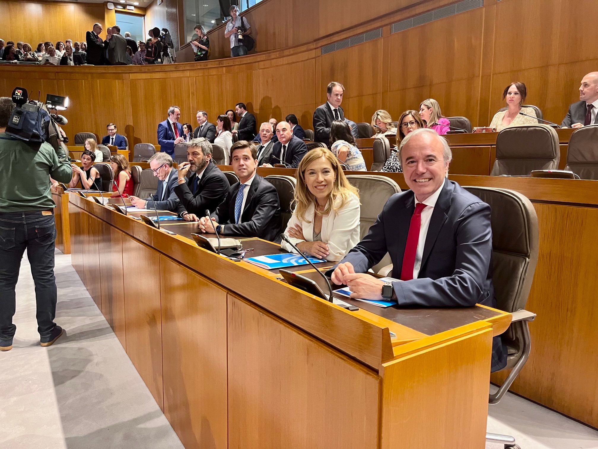 El debate de investidura de Azcón comenzará el miércoles El debate de investidura de Azcón comenzará el miércoles