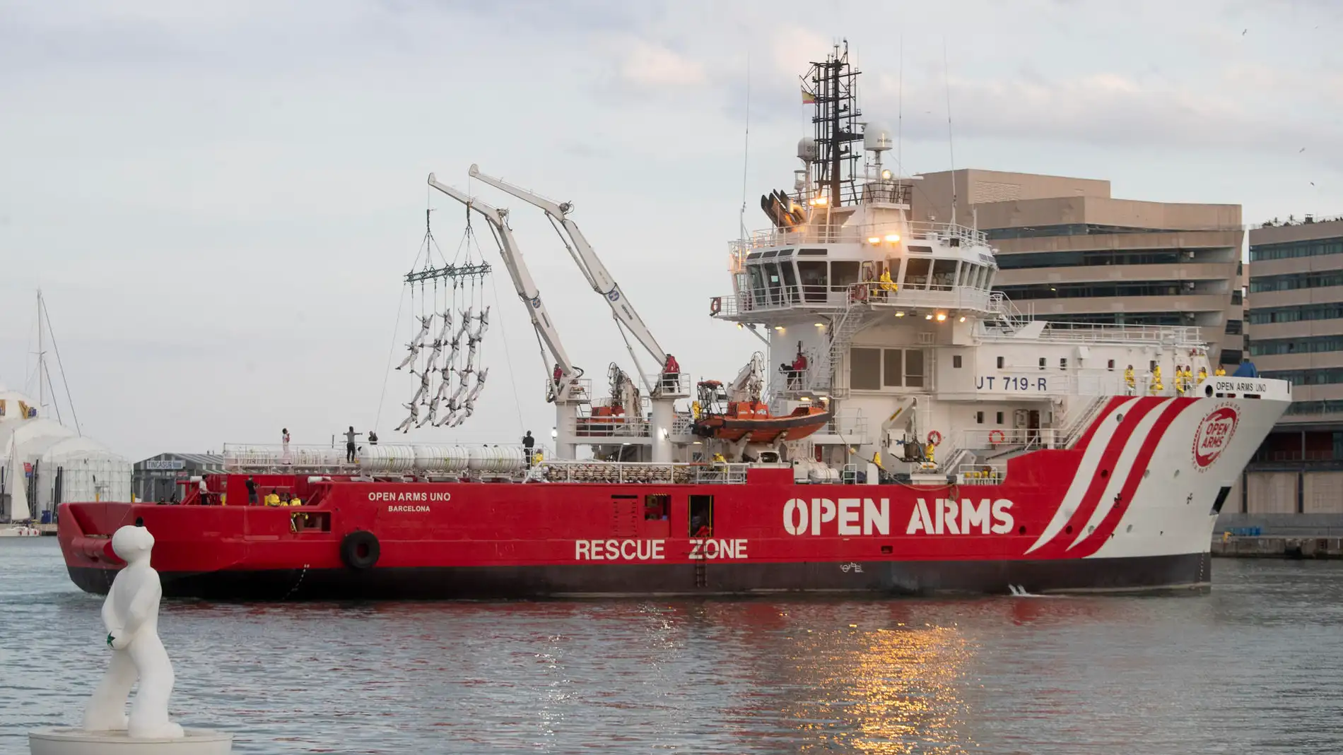 Imagen de archivo del barco de la ONG española Open Arms. 