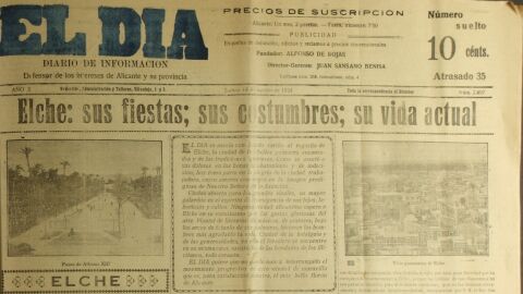 Art&iacute;culo de 'El D&iacute;a' publicado en 1924