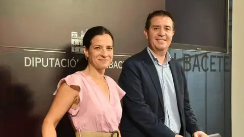 Presidente de la Diputación y diputada de Turismo Presidente de la Diputación y diputada de Turismo