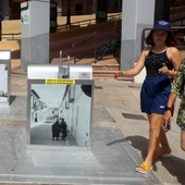 Fotografías antiguas en contenedores de Benidorm Fotografías antiguas en contenedores de Benidorm