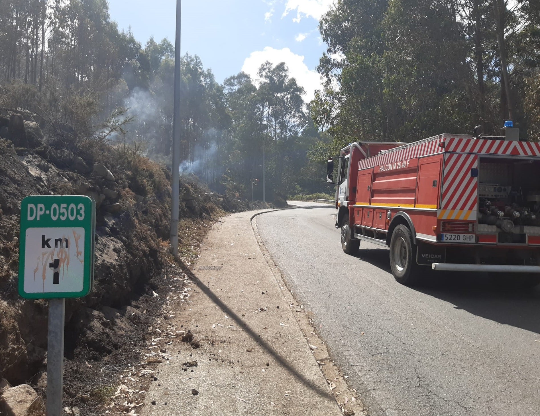 Suevos: de la celebración de las fiestas patronales al miedo y la noche en vela por un incendio que se acercó a las casas Suevos: de la celebración de las fiestas patronales al miedo y la noche en vela por un incendio que se acercó a las casas