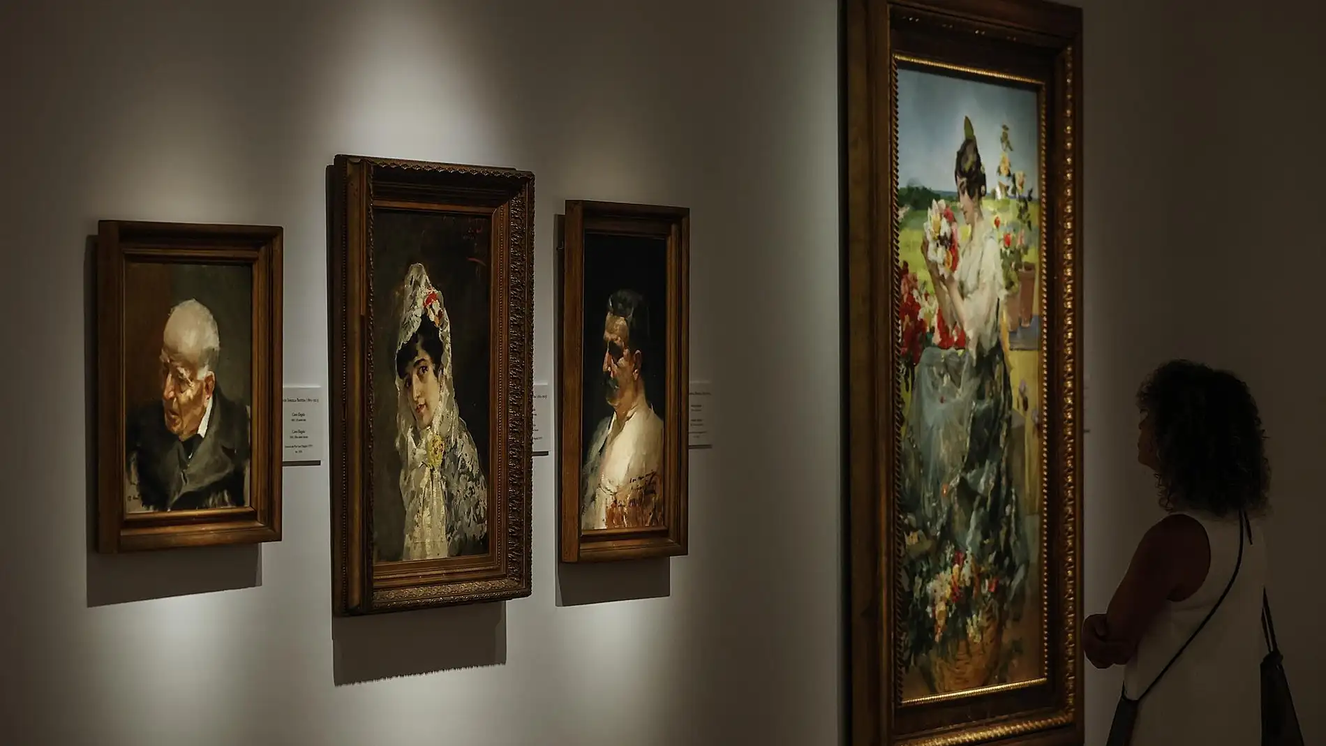 Sala dedicada al pintor Joaquín Sorolla, en el Museo de Bellas Artes de Valencia -