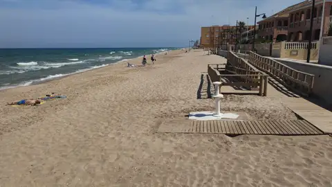 La playa del Perelló La playa del Perelló