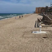 La playa del Perelló La playa del Perelló