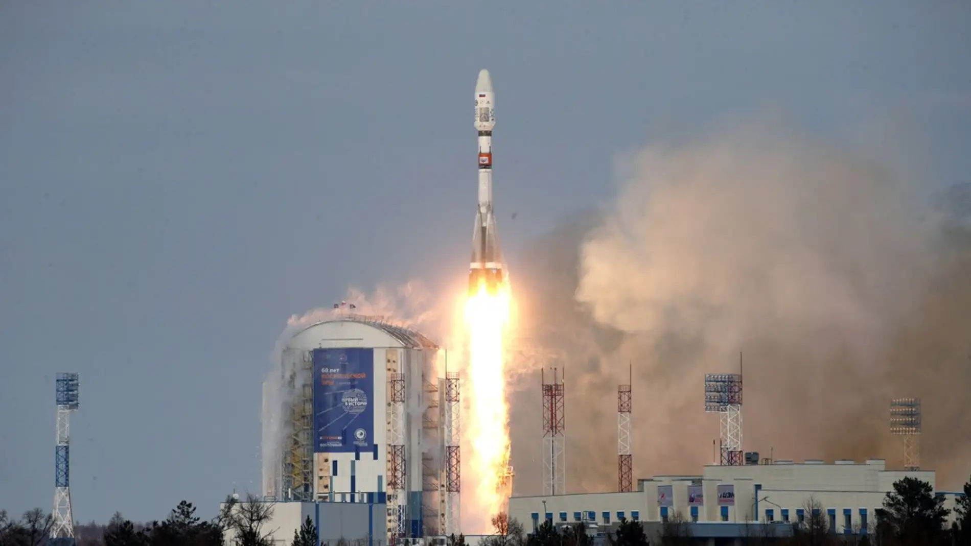 Lanzamiento de un cohete en el cosmódromo Vostochny a las afueras de Tsiolkovsky (Rusia) , en una fotografía de archivo.