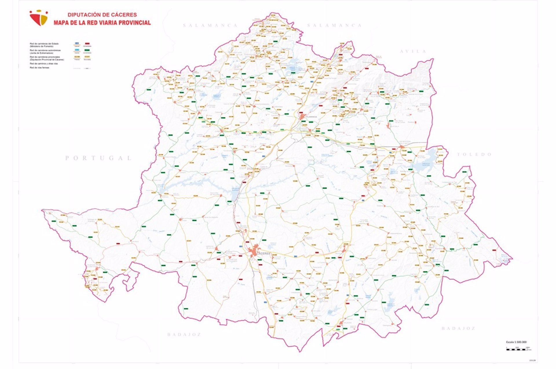 La Diputación cacereña pide utilizar el catálogo de red de carreteras oficial para evitar errores de ubicación La Diputación cacereña pide utilizar el catálogo de red de carreteras oficial para evitar errores de ubicación