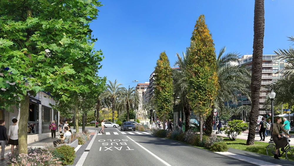 Vista del nuevo diseño de Federico Soto desde Luceros Vista del nuevo diseño de Federico Soto desde Luceros