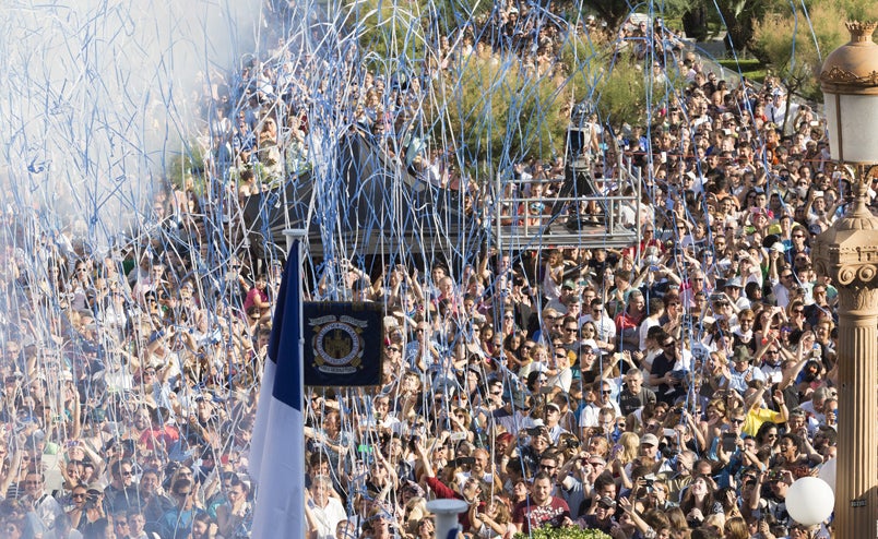San Sebastián se entrega a la fiesta de los piratas San Sebastián se entrega a la fiesta de los piratas