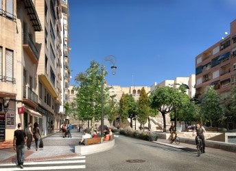 Así serán los carriles bici en el centro de Alicante cuando acaben las obras Así serán los carriles bici en el centro de Alicante cuando acaben las obras