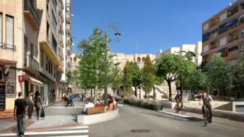 Recreación de la remodelación en General Marvá Recreación de la remodelación en General Marvá