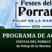 Programa de actos de las fiestas de El Porrat en Polop
