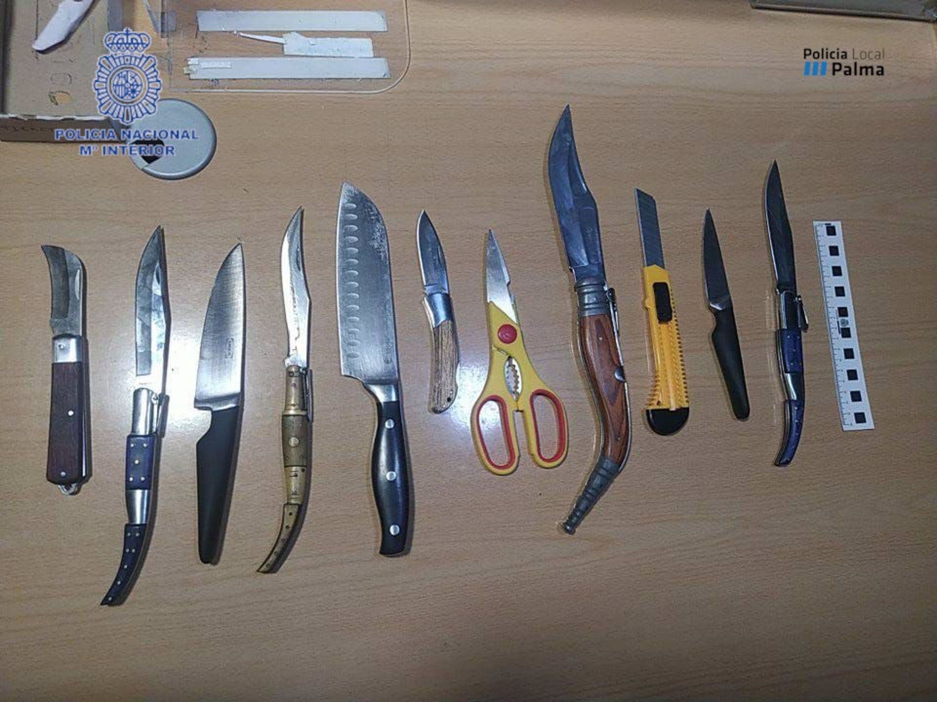 Detenidos siete hombres por una riña con armas blancas en Palma Detenidos siete hombres por una riña con armas blancas en Palma