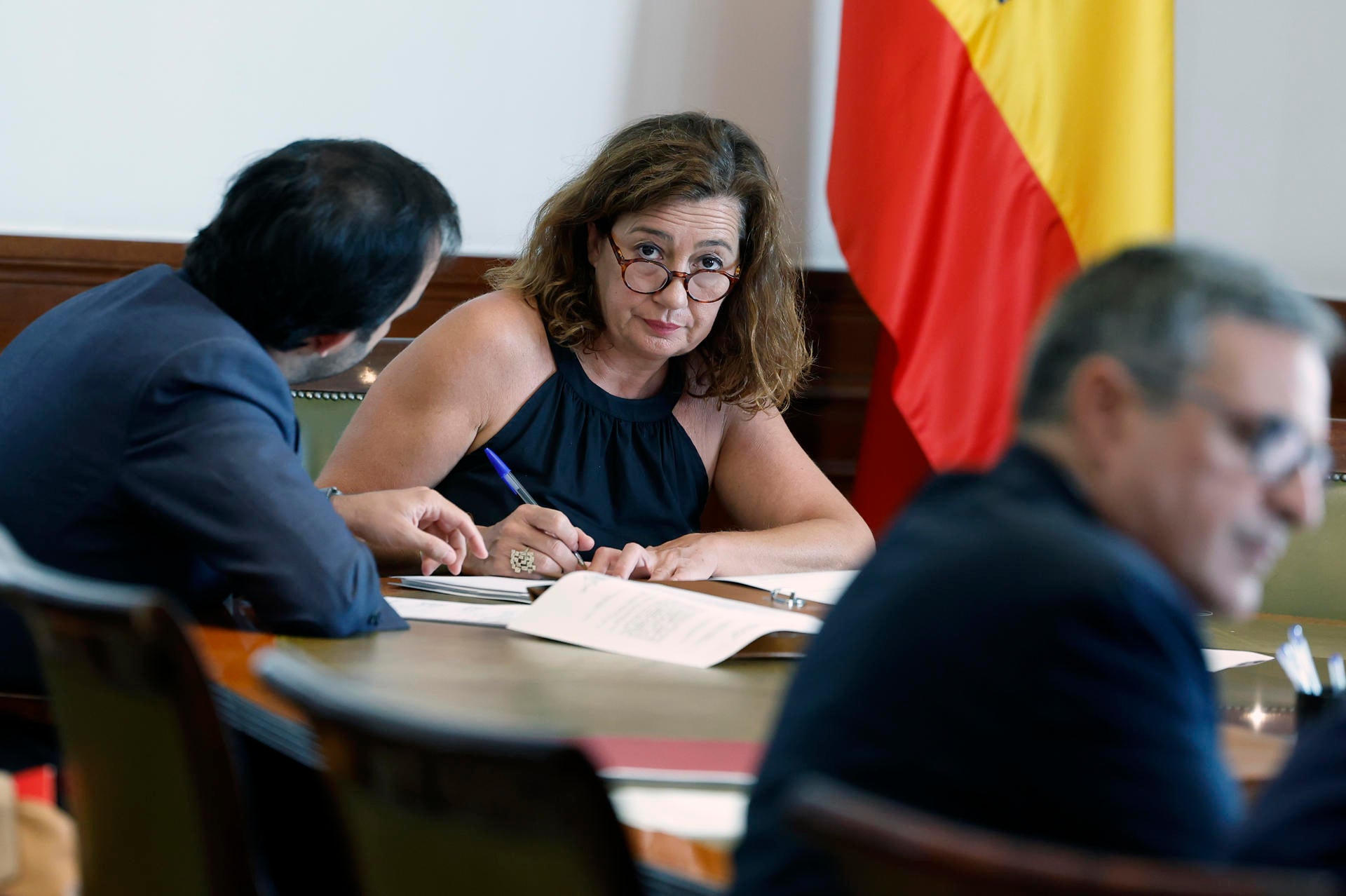 Armengol, "agradecida y emocionada" por ser la apuesta de Sánchez para el Congreso Armengol, "agradecida y emocionada" por ser la apuesta de Sánchez para el Congreso