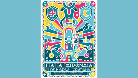 Santa Pola presenta un colorido cartel para dar comienzo a sus fiestas patronales. Santa Pola presenta un colorido cartel para dar comienzo a sus fiestas patronales.