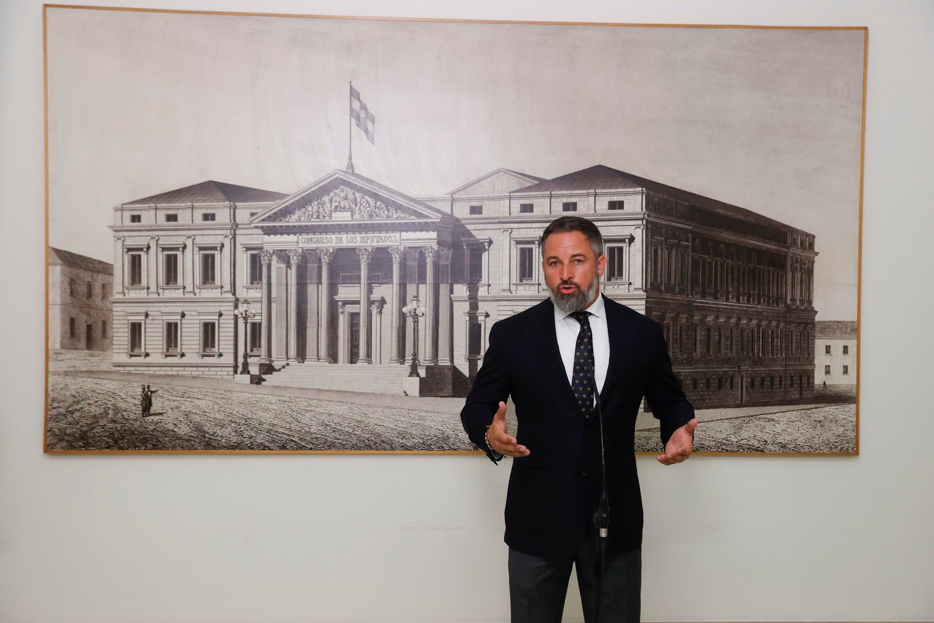 Abascal deja en el aire su apoyo a Feijóo: "Estamos perplejos, necesitamos explicaciones" Abascal deja en el aire su apoyo a Feijóo: "Estamos perplejos, necesitamos explicaciones"
