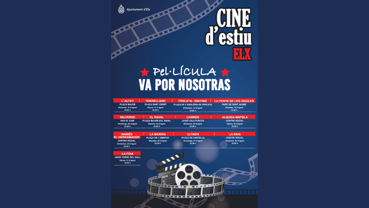 ‘Va por nosotras’ es la comedia francesa que se proyectará en el Cine d’Estiu de Elche ‘Va por nosotras’ es la comedia francesa que se proyectará en el Cine d’Estiu de Elche