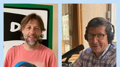 Fran Fernández, concejal de cultura del ayuntamiento de Palencia y Jorge Gutiérrez, perito cerrajero Palencia