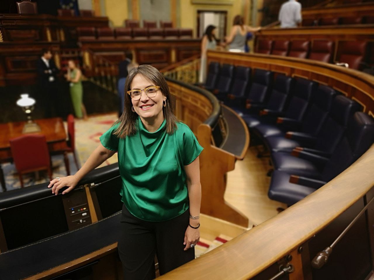 Esther Gil de Reboleño impulsará un grupo de trabajo 'con todos' para situar una agenda andaluza en el Congreso Esther Gil de Reboleño impulsará un grupo de trabajo 'con todos' para situar una agenda andaluza en el Congreso