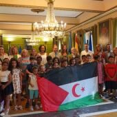 Recepción niños saharauis en Oviedo