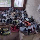 Zapatillas en Hospital de Peregrinos