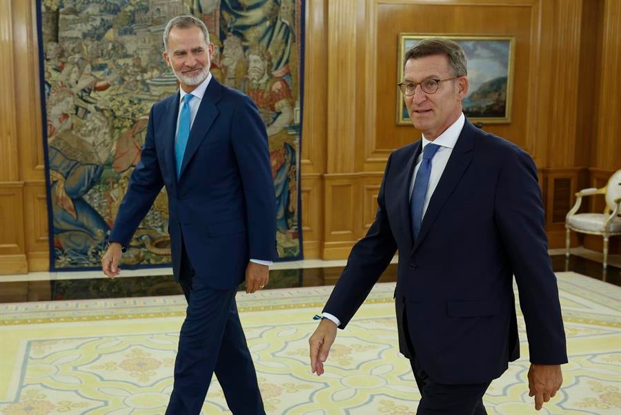 El Rey propone a Alberto Núñez Feijóo como candidato a la investidura El Rey propone a Alberto Núñez Feijóo como candidato a la investidura