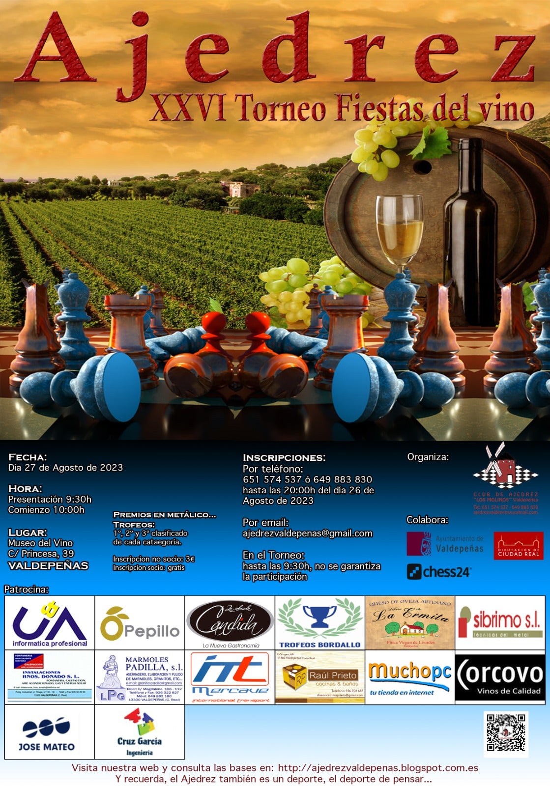 Serán unos 80 los participantes que tomarán posiciones en El Museo del Vino el próximo sábado Serán unos 80 los participantes que tomarán posiciones en El Museo del Vino el próximo sábado