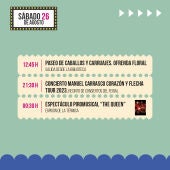 Feria de Almería 2023: programación del sábado, 26 de agosto