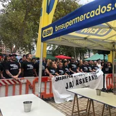 protesta de komparseros protesta de komparseros