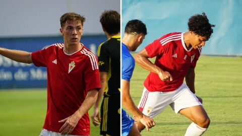 Álex Rubio y Carlos Rojas, las sorpresas del Real Murcia en pretemporada