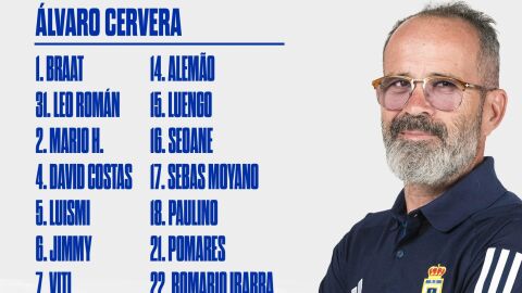 Convocatoria del Oviedo para Burgos