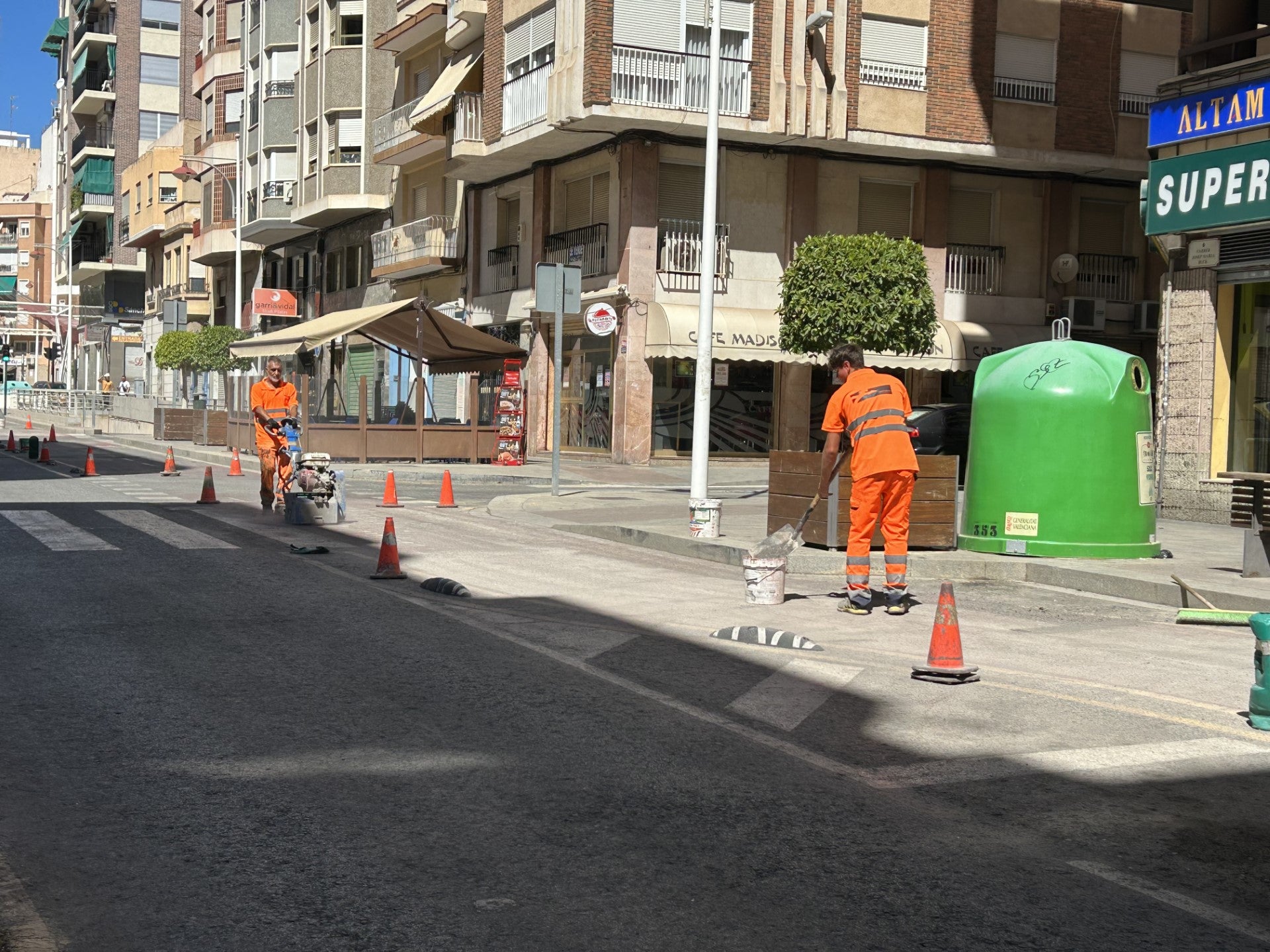 Las obras del desmantelamiento del carril bici de José María Buck finalizarán esta semana Las obras del desmantelamiento del carril bici de José María Buck finalizarán esta semana