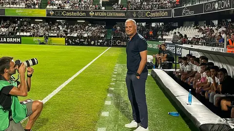 Sergio Pellicer durante el partido entre el CD Castellón y el Málaga CF Sergio Pellicer durante el partido entre el CD Castellón y el Málaga CF