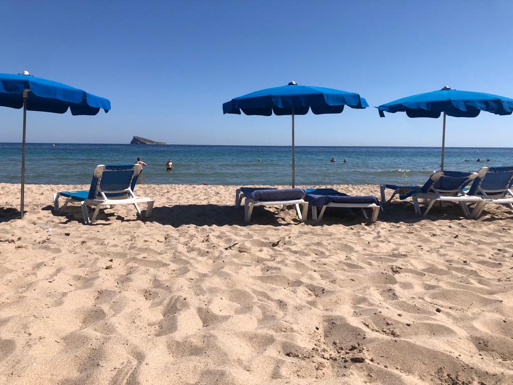 Benidorm no ha multado a ningún turista por colocar sombrillas en sus playas para reservar espacio este verano Benidorm no ha multado a ningún turista por colocar sombrillas en sus playas para reservar espacio este verano