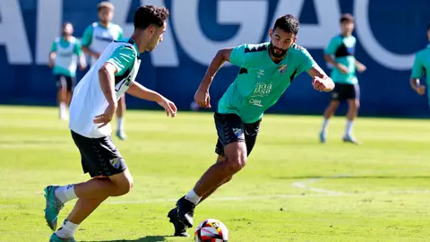 Entrenamiento matinal del Málaga CF Entrenamiento matinal del Málaga CF