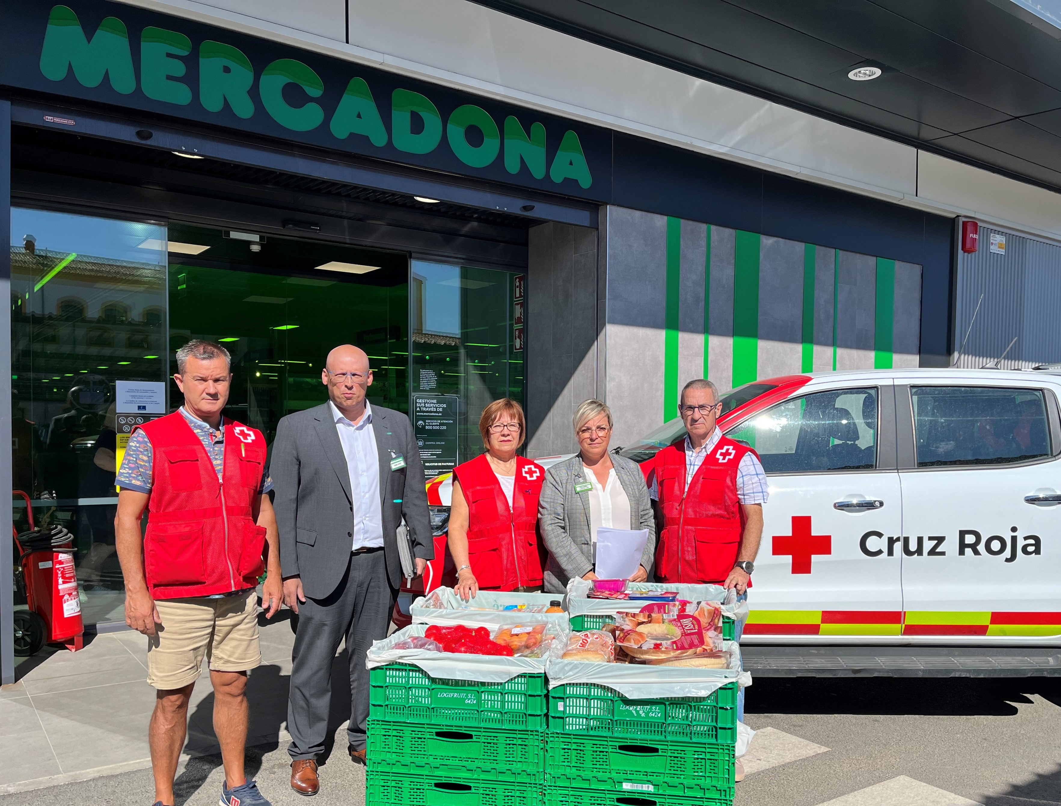 Mercadona donará alimentos a Cruz Roja de Casas Ibáñez a diario Mercadona donará alimentos a Cruz Roja de Casas Ibáñez a diario
